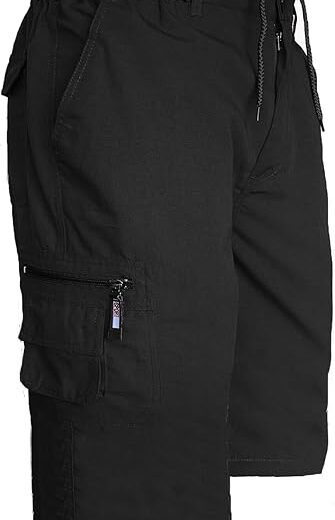 Smart wear New Mens Summer Casual Elasticated Waist 3/4 Length Combat Pocket Gym Shorts Pants M-3XL - Image 4