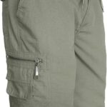 Smart wear New Mens Summer Casual Elasticated Waist 3/4 Length Combat Pocket Gym Shorts Pants M-3XL