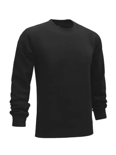 Mens Plain Sweatshirt Jumper Jersey Crew Neck Sweater Pullover Work Casual Top - Image 14