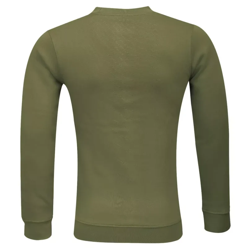 Mens Plain Sweatshirt Jumper Crew Neck Sweater Pullover Work Casual Top S-3XL - Image 11