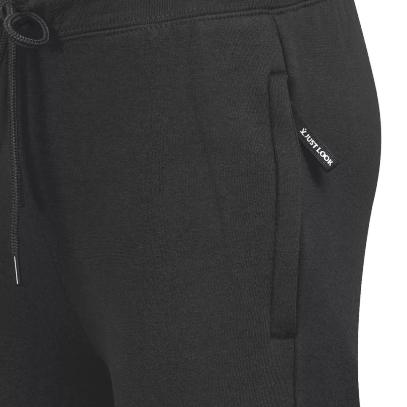 Mens Jogging Bottoms Elasticated Fleece Trouser Gym Jogger Sweatpants Zip Pocket - Image 11