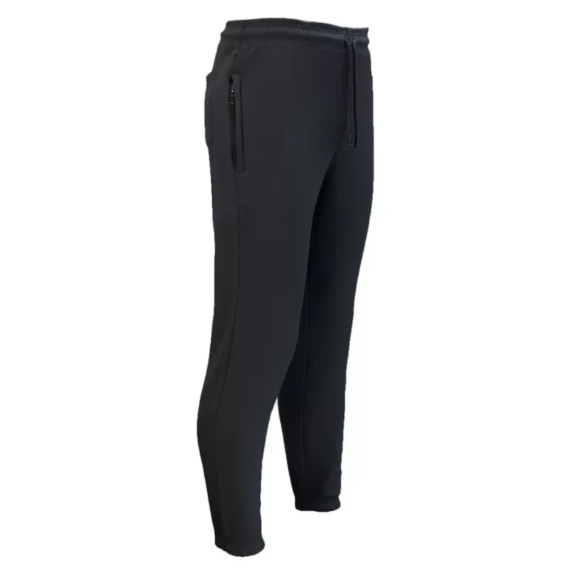 Mens Jogging Bottoms Elasticated Fleece Trouser Gym Jogger Sweatpants Zip Pocket - Image 12