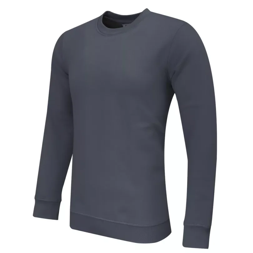 Mens Plain Sweatshirt Jumper Crew Neck Sweater Pullover Work Casual Top S-3XL - Image 13