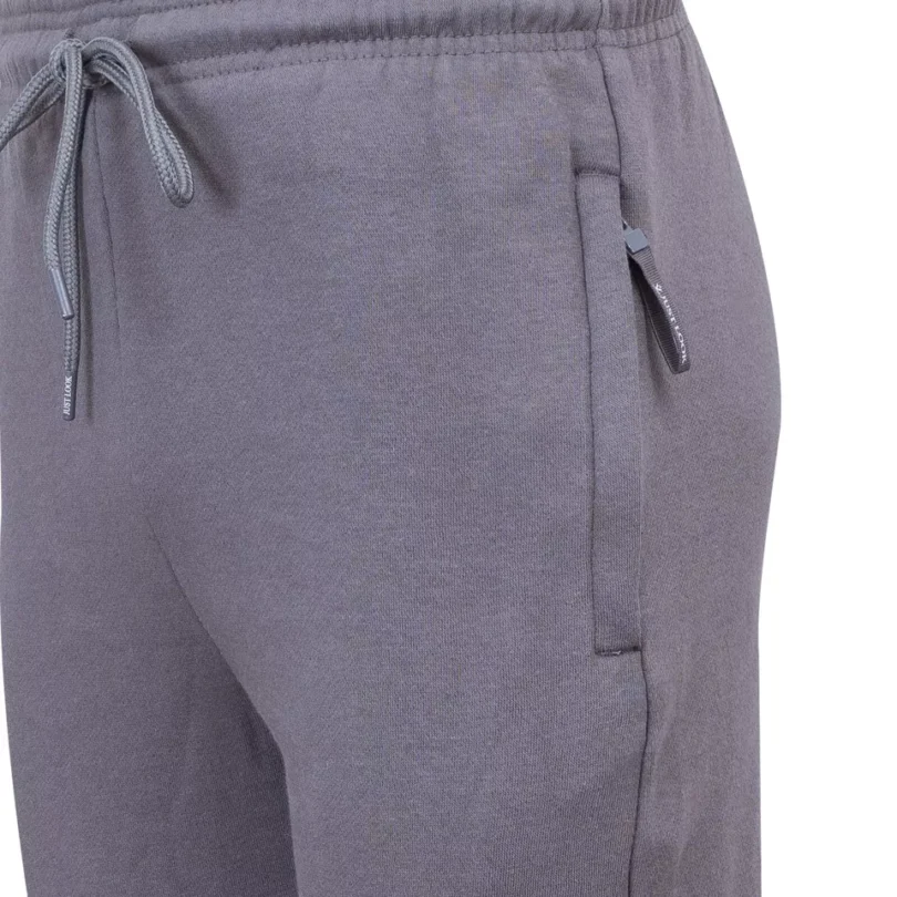 Mens Jogging Bottoms Elasticated Fleece Trouser Gym Jogger Sweatpants Zip Pocket - Image 14