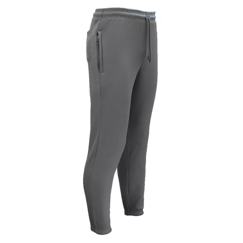 Mens Jogging Bottoms Elasticated Fleece Trouser Gym Jogger Sweatpants Zip Pocket - Image 16