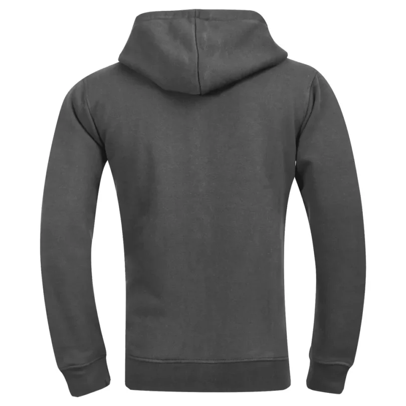 Mens Full-Zip Hooded Fleece Sweatshirt Plain Workwear Casual Jumper SweaterS-3XL - Image 16