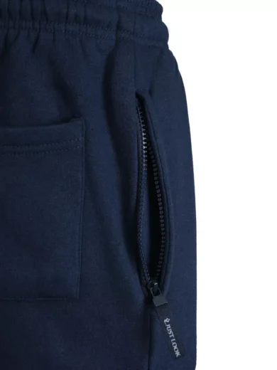 Mens Fleece Jogging Bottoms ZIP Pockets Pants Plain Open Hem Joggers Trouser - Image 17