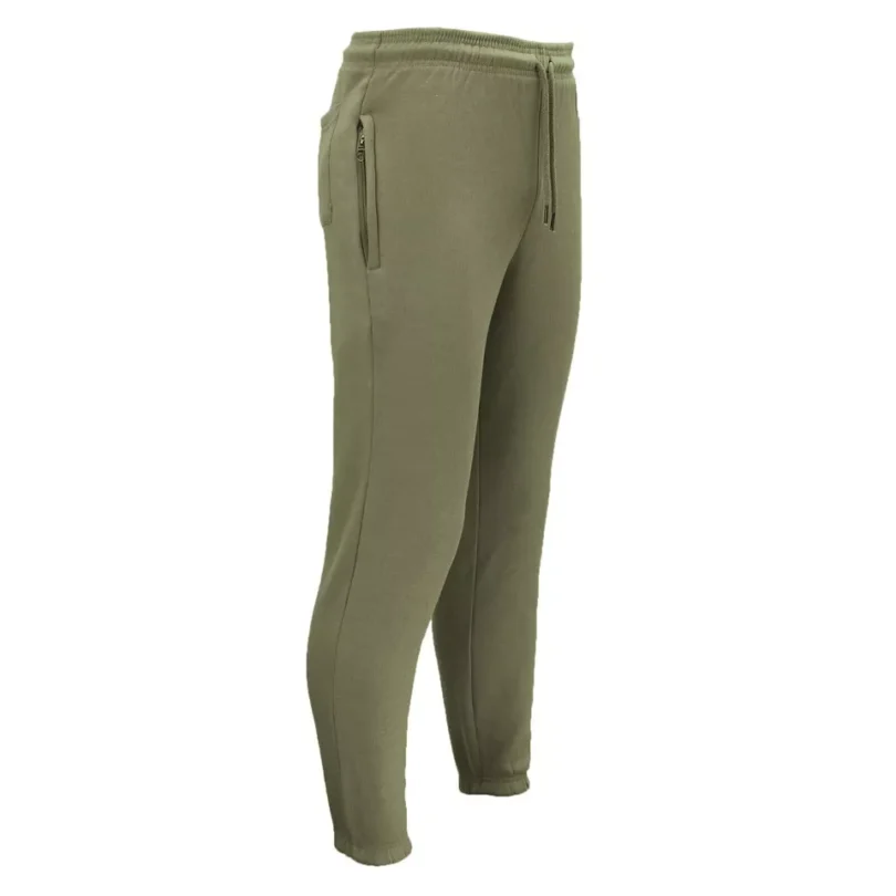 Mens Jogging Bottoms Elasticated Fleece Trouser Gym Jogger Sweatpants Zip Pocket - Image 18