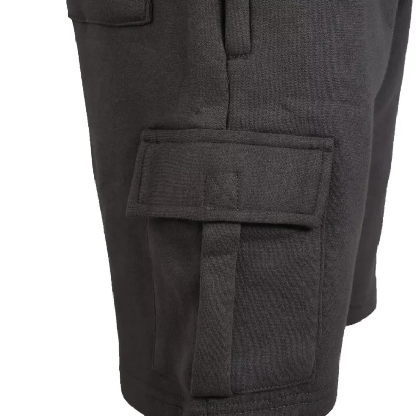 Mens Cargo Fleece Shorts Sweat Summer Jogger Plain Jersey Jogging Zip Pocket New - Image 18