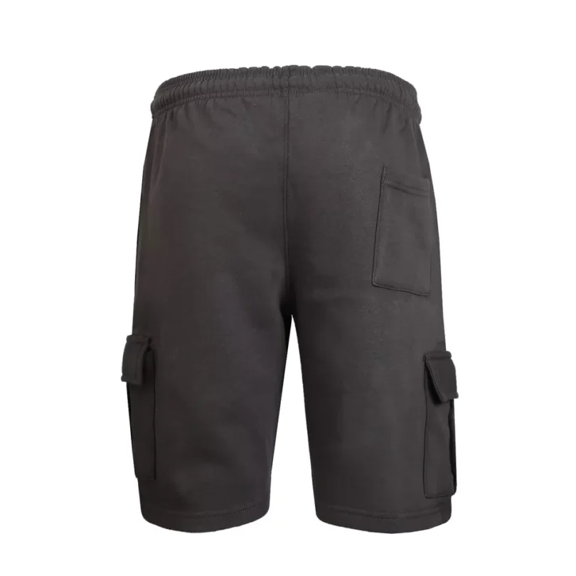 Mens Cargo Fleece Shorts Sweat Summer Jogger Plain Jersey Jogging Zip Pocket New - Image 17