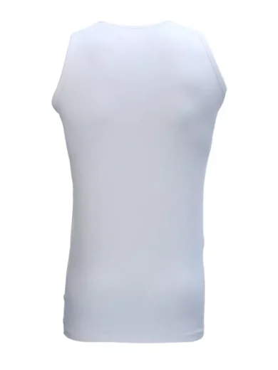 Mens Vest Tops Cotton Plain Classic Vests Summer Training Gym Tank Top Pack NEW - Image 8