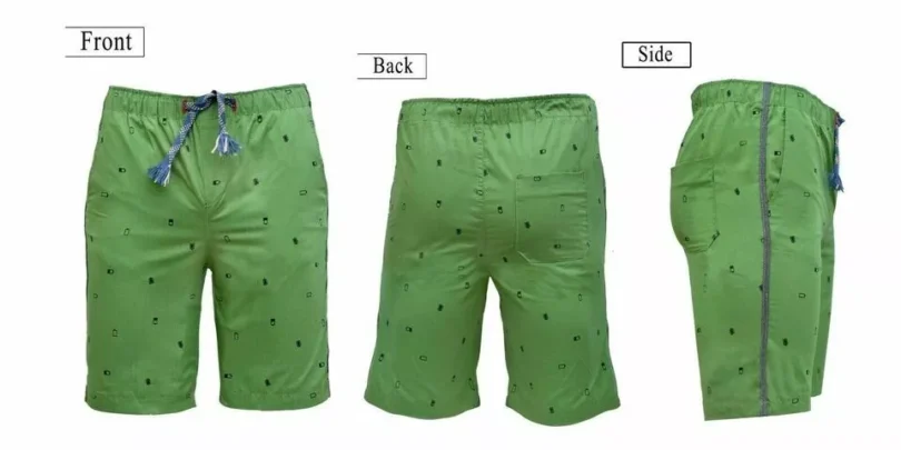 Mens Shorts Combat Multi Pocket Elasticated Waist CottonBlend Lightweight Shorts - Image 2