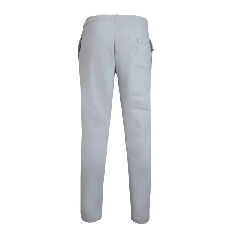 Mens Fleece Jogging Bottoms ZIP Pockets Pants Plain Open Hem Joggers Trouser - Image 21