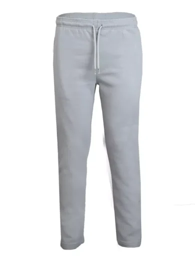 Mens Fleece Jogging Bottoms ZIP Pockets Pants Plain Open Hem Joggers Trouser - Image 22