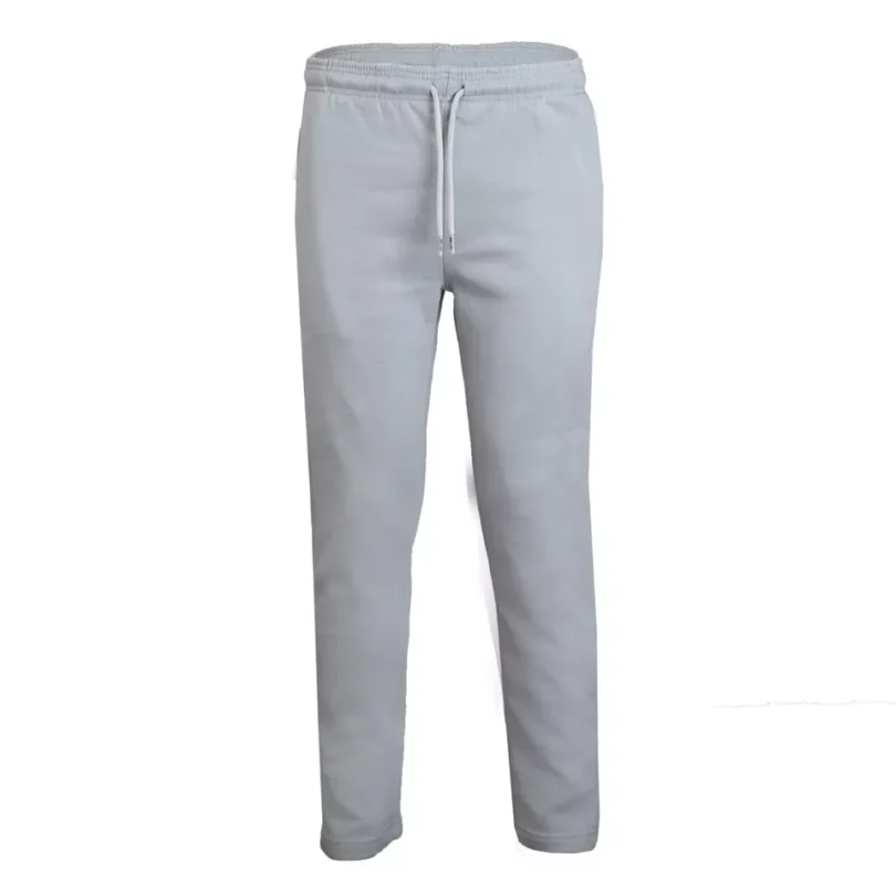 Mens Fleece Jogging Bottoms ZIP Pockets Pants Plain Open Hem Joggers Trouser - Image 22