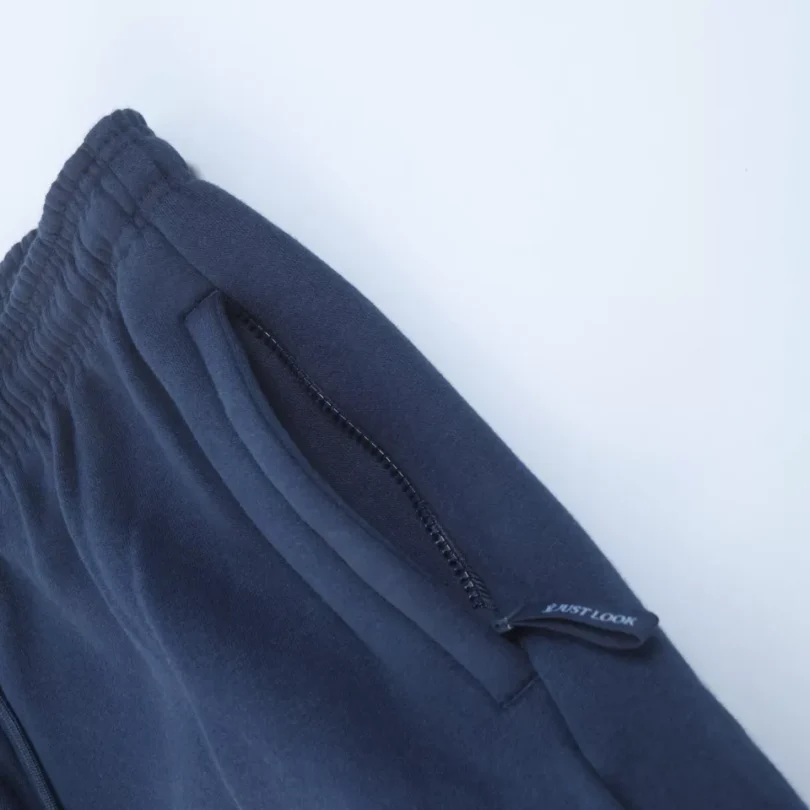 Mens Jogging Bottoms Elasticated Fleece Trouser Gym Jogger Sweatpants Zip Pocket - Image 23