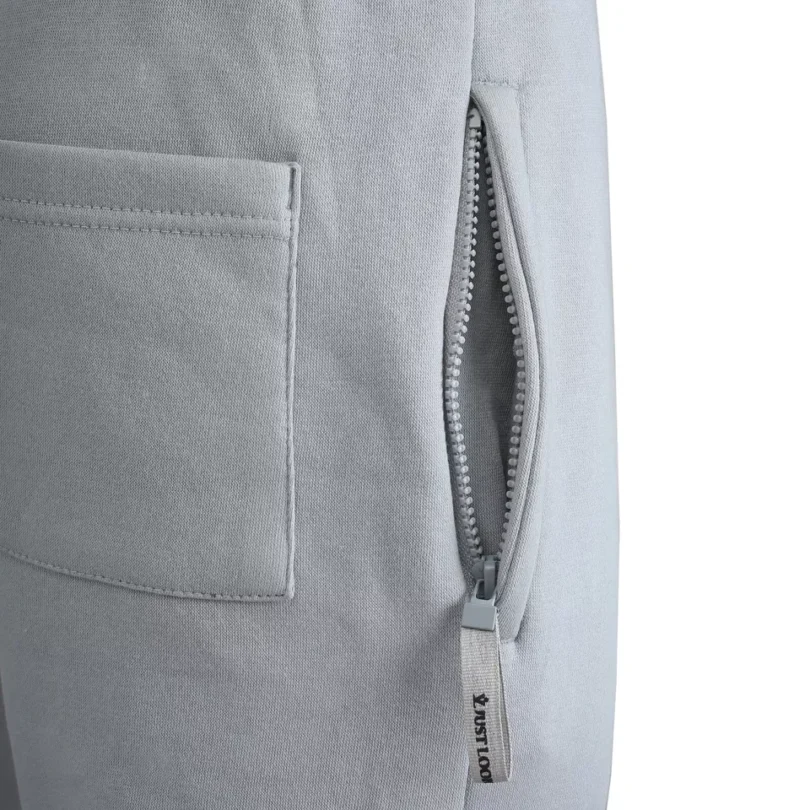 Mens Fleece Jogging Bottoms ZIP Pockets Pants Plain Open Hem Joggers Trouser - Image 23