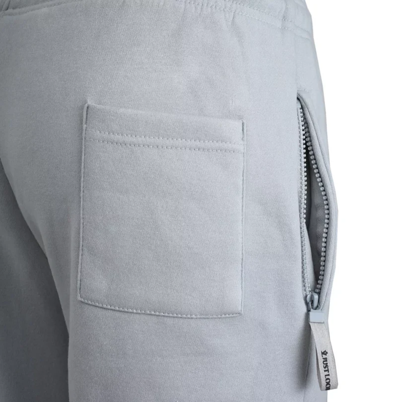 Mens Fleece Jogging Bottoms ZIP Pockets Pants Plain Open Hem Joggers Trouser - Image 24