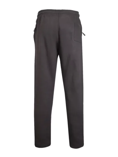 Mens Fleece Jogging Bottoms ZIP Pockets Pants Plain Open Hem Joggers Trouser - Image 27