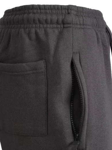 Mens Fleece Jogging Bottoms ZIP Pockets Pants Plain Open Hem Joggers Trouser - Image 29