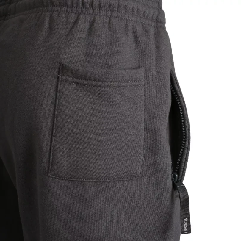 Mens Fleece Jogging Bottoms ZIP Pockets Pants Plain Open Hem Joggers Trouser - Image 30