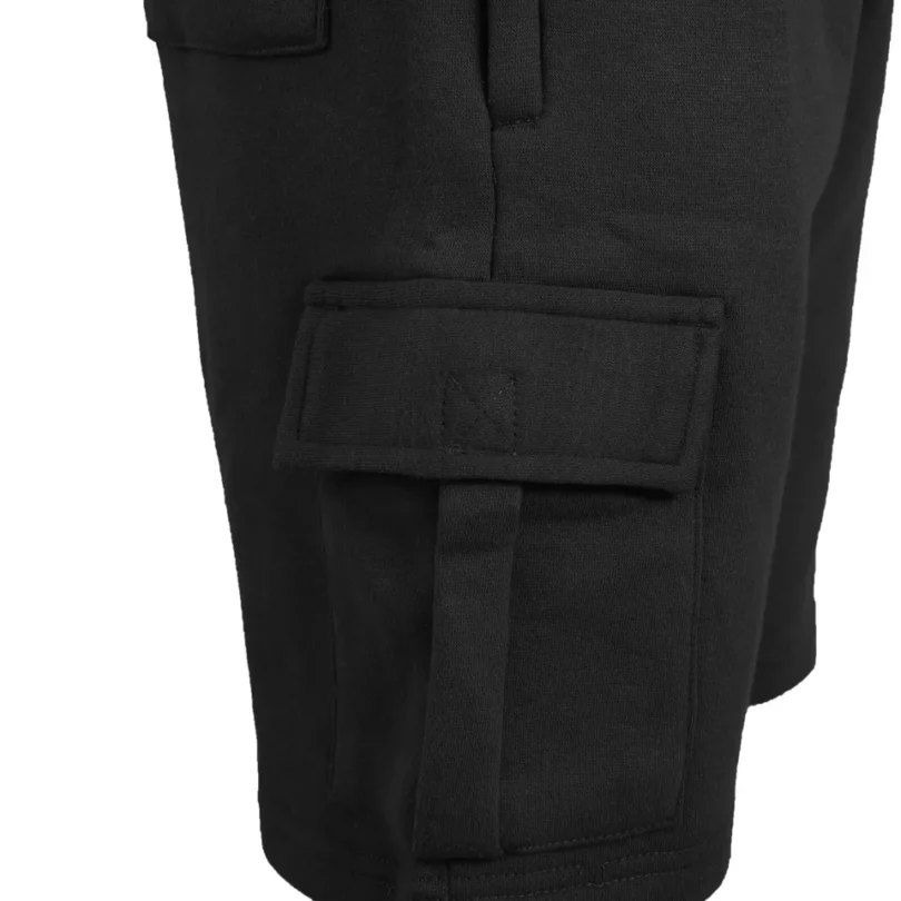 Mens Cargo Fleece Shorts Sweat Summer Jogger Plain Jersey Jogging Zip Pocket New - Image 18