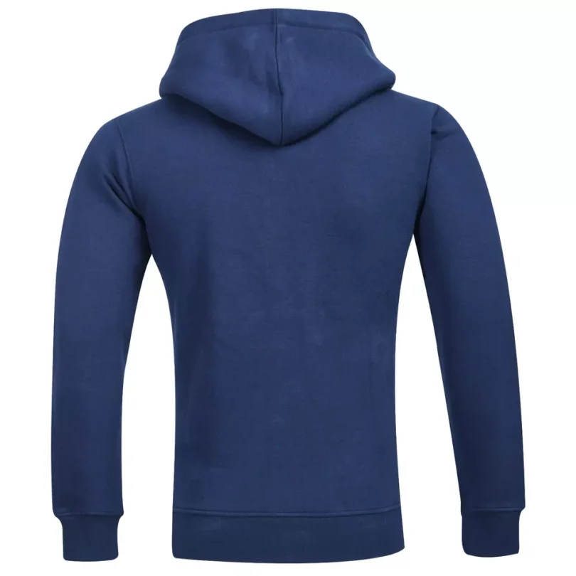 Mens Full-Zip Hooded Fleece Sweatshirt Plain Workwear Casual Jumper SweaterS-3XL - Image 5