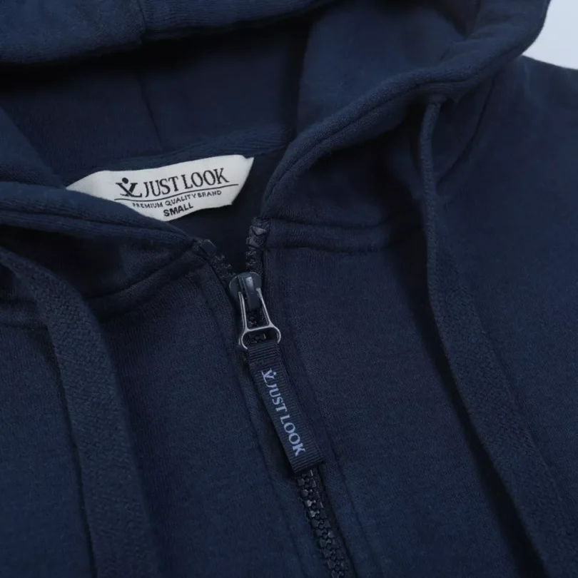 Mens Plain Fleece Zip Up Top Zipper Hoody Sweatshirt Gym Jumper Hoodie NewS-3XL - Image 5