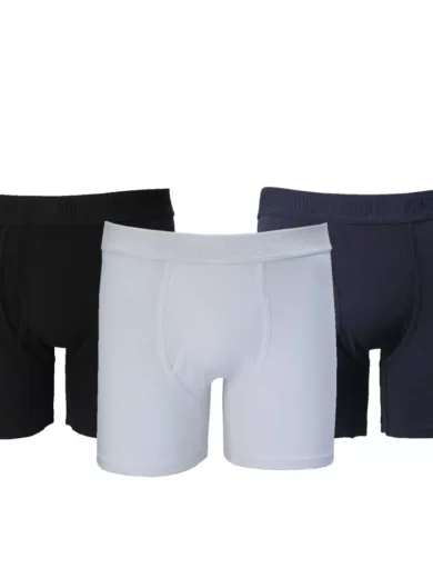 Mens Boxer Shorts (Pack Of 3) Cotton Trunks Underwear Stretch Soft Fabric New - Image 2