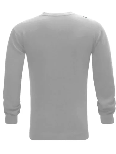 Mens Plain Sweatshirt Jumper Jersey Crew Neck Sweater Pullover Work Casual Top - Image 6