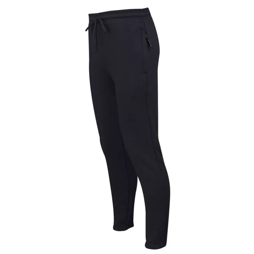 Mens Jogging Bottoms Elasticated Fleece Trouser Gym Jogger Sweatpants Zip Pocket - Image 9