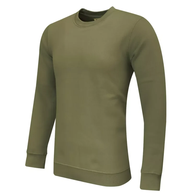 Mens Plain Sweatshirt Jumper Crew Neck Sweater Pullover Work Casual Top S-3XL - Image 10